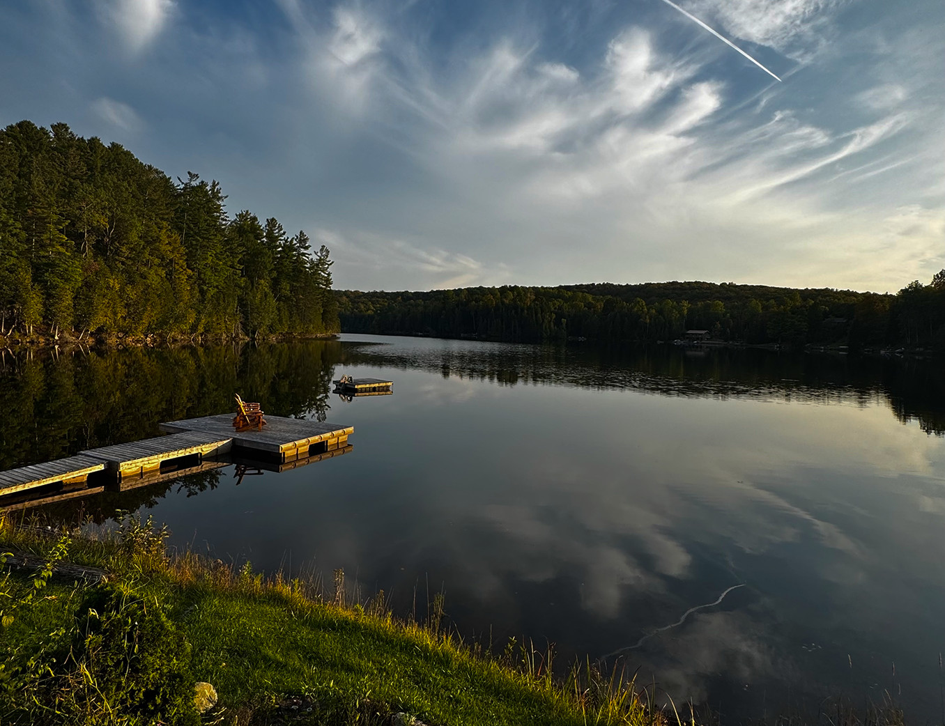 Shore view of a lake